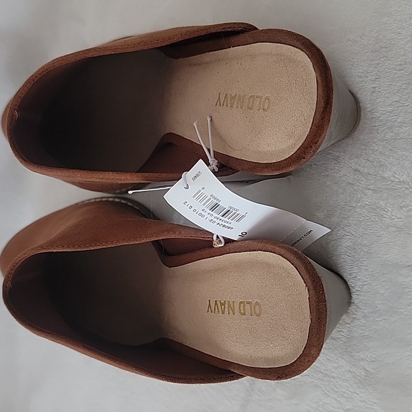 Old Navy Brown Mules Size 10 NWT - Picture 5 of 10